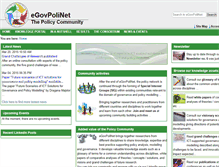 Tablet Screenshot of policy-community.eu